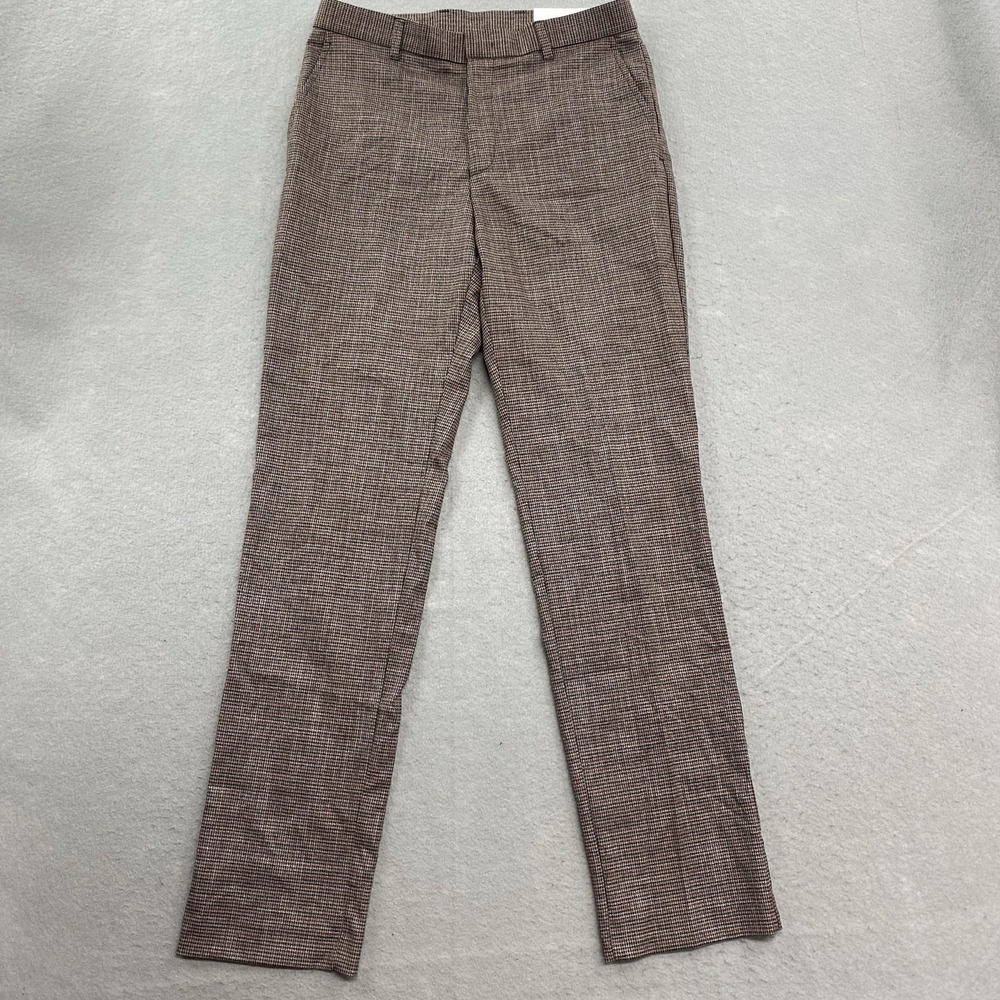 Tommy Hilfiger Pants Mens 30x32 Grey Red Preppy THFlex Houndstooth